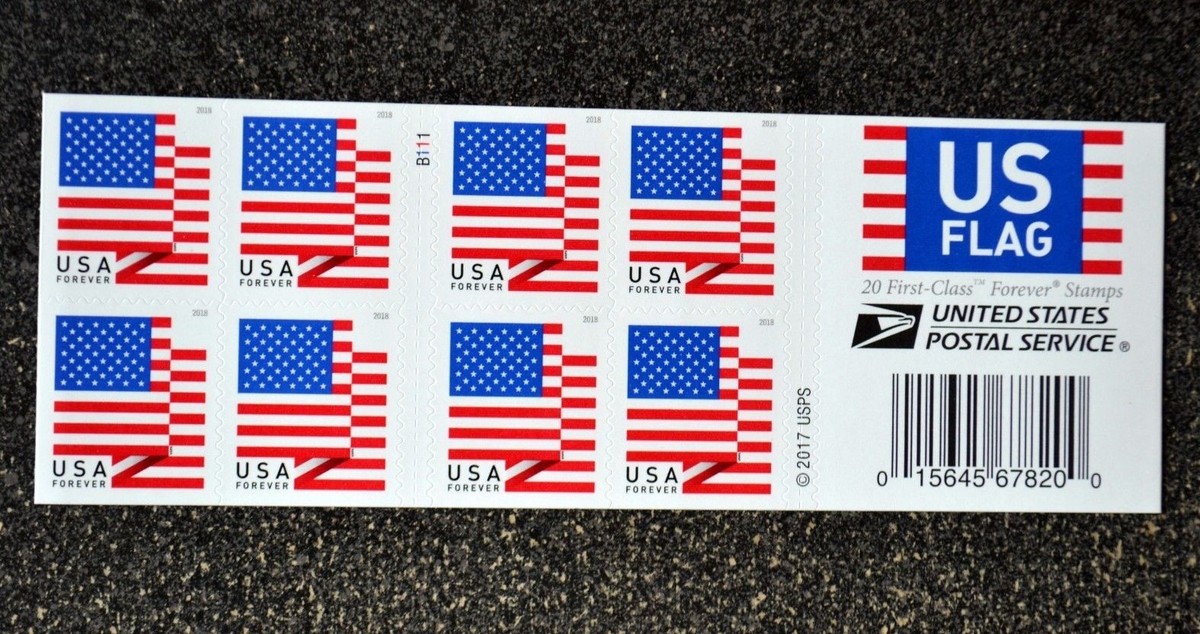 2018USA #5263a Forever U.S. Flag US - Booklet of 20 Mint (BCA) | eBay
