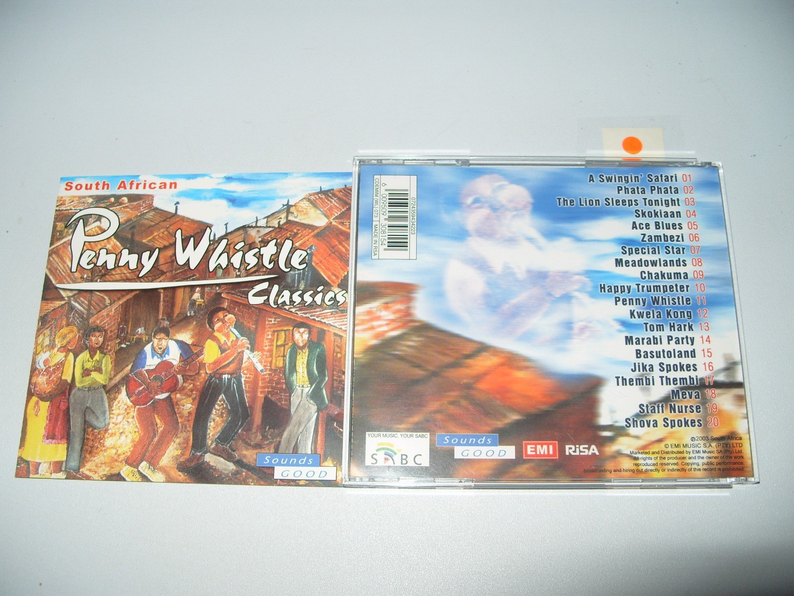 Jack Lerole – South African Penny Whistle Classics cd 2003 Near Mint Condit.(R3)