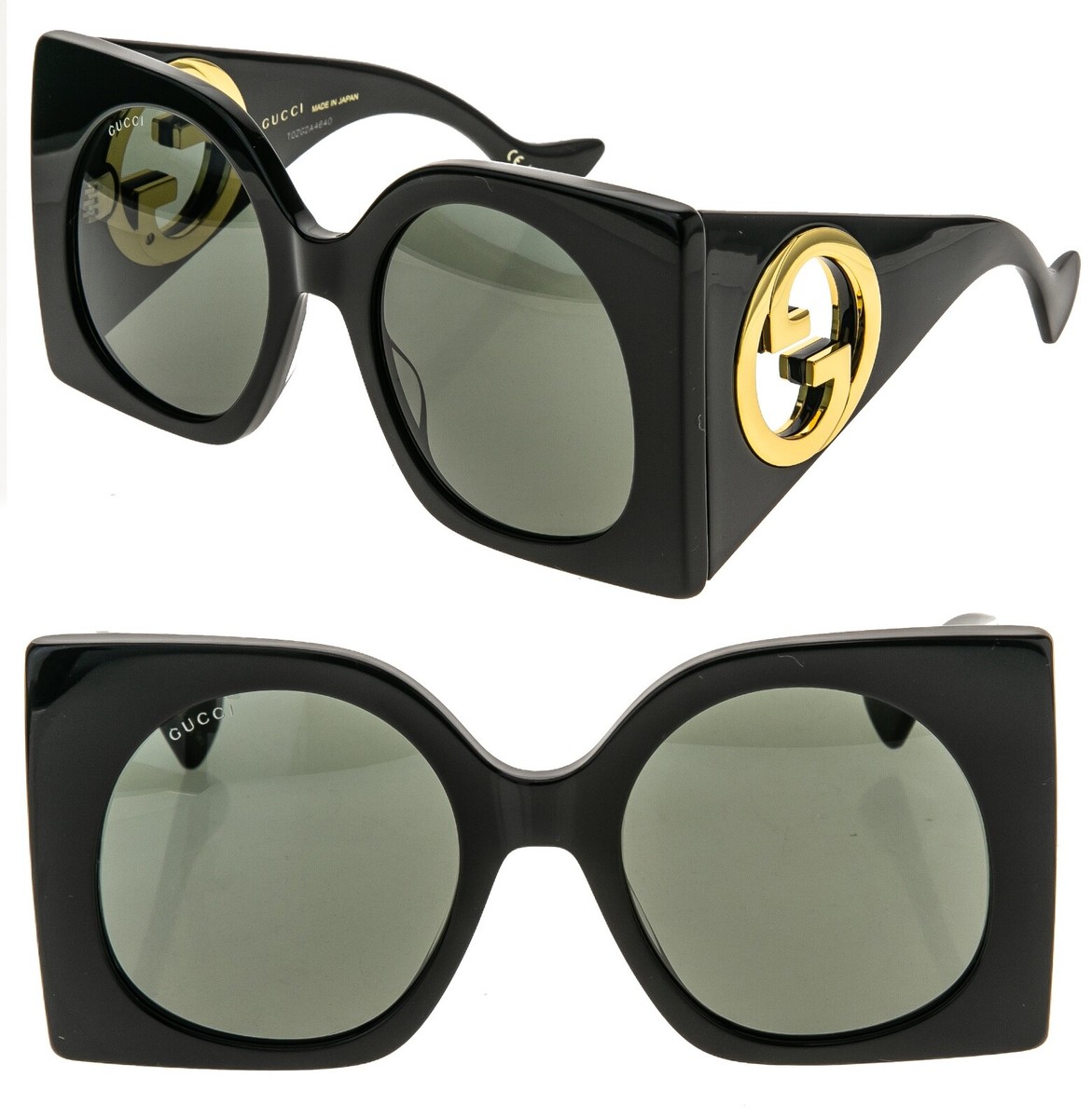 小物 GUCCI Interlocking black sunglasses Gucci Black Interlocking G Sunglasses w/Navy, Red & White