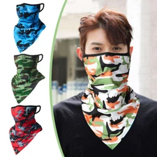 Neck Tube Scarf Cycling Mask Headscarves Ice Silk Face Cover Bandana Headwear 