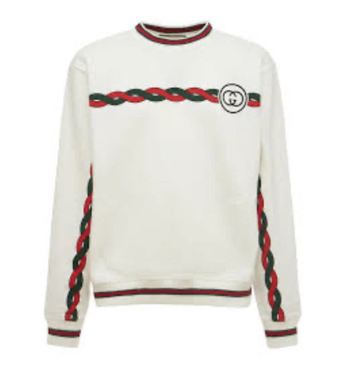 White clearance gucci crewneck