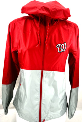 NEW Washington Nationals Columbia Flash Forward Windbreaker Jacket Women's XS