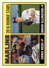 2016 Topps Heritage #169 Brian Ellington RC Chris Reed RC - NM