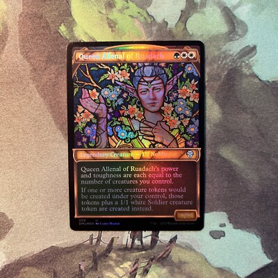 QUEEN ALLENAL OF RUADACH 309 SHOWCASE FOIL DOMINARIA UNITED MAGIC MTG ...