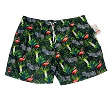 TRUNKS Brand Surf Swim Tropical Print Shorts Zebra Flamingo Parrots XXXL 3XL