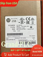 New Allen Bradley 25B-D4P0N114 /A Powerflex 525 AC Drive 2HP Surplus SEALED