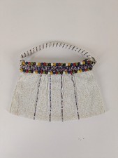 Vintage Mid Century 1930s/40s Beaded Purse Wallet Handbag Clutch Czechoslavakia