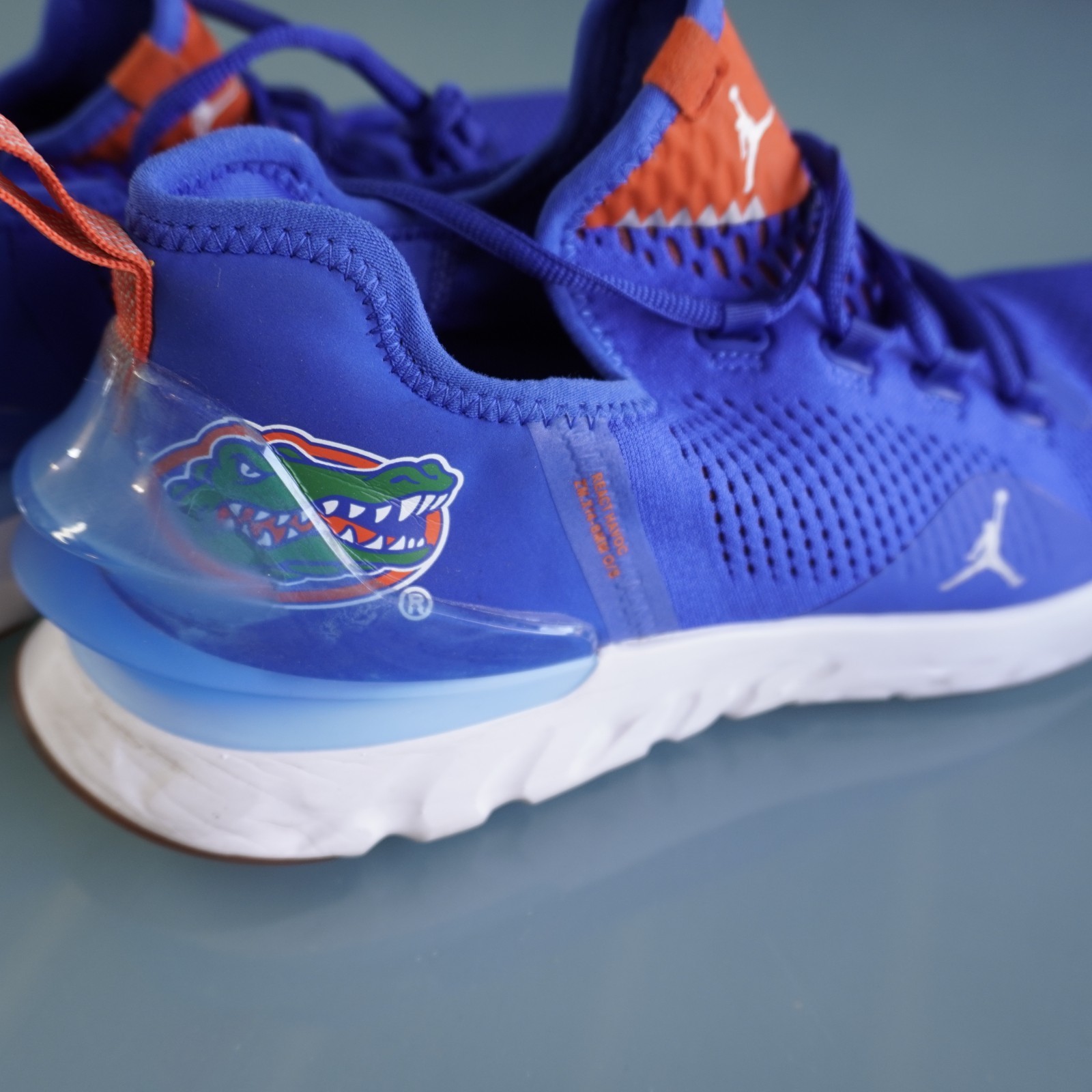 Nike Air Jordan React Havoc Men's 10.5 Florida Gators UF Blue Orange Training thumbnail 12