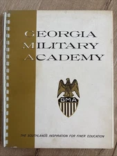 GEORGIA MILITARY ACADEMY Catalog 1960 Vintage GMA Promotional Book Atlanta