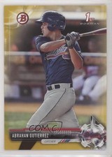 2017 Bowman Prospects Gold 12/50 Abrahan Gutierrez #BP78 0g3