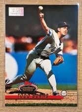 1993 TOPPS STADIUM CLUB 1ST DAY PRODUCTION TODD BURNS #210 TEXAS RANGERS