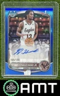 Donald Hand Jr 2025-26 Bowman 105/150 Chrome Prospect Auto Blue Refractor Eagles