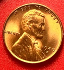 1940-S Lincoln Wheat Cent Penny GEM RED BU From an Original Bank Roll