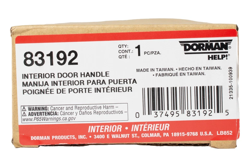 Dorman Front Rear Left Interior Door Handle Fit 2002-2010 Dodge Ram Trucks 83192 — 第 3/4 张图片