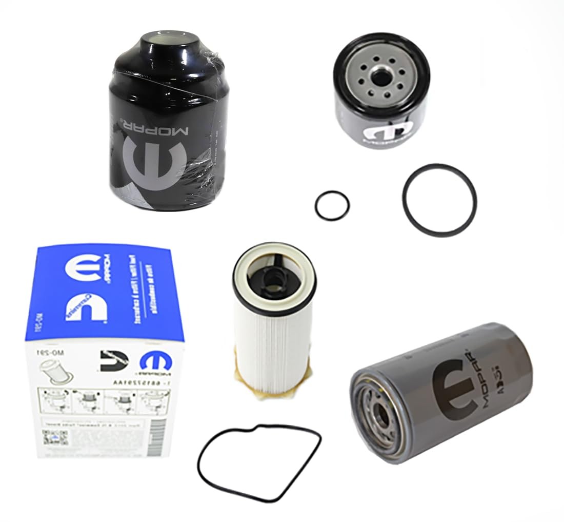 S Bundle, Dodge Ram 6.7l Cummins Diesel Filter Set Fu...