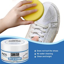 White Shoe Cleaning Cream, Sneaker Whitening Stain Remover Cream Cleansing Fast