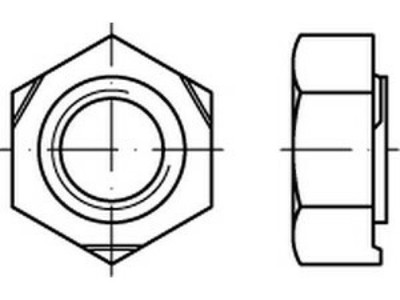100 x Sechskant-Schweißmuttern DIN 929 A 4 M 5 A 4, CAB FASTENING