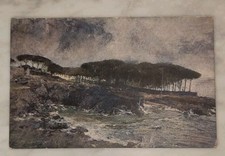 Cartolina Giuseppe Casciaro - La pineta e il mare Ischia - Non viaggiata