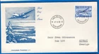 STAMPS FINLAND- Air, set of 2,  FDC ,1958-#