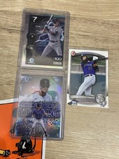 Topps Bowman Chrome 2024 Charlie Condon Rockies Prospect 3 Card Refractor Lot 