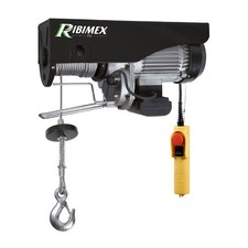 Paranco montacarichi elevatore elettrico Ribimex 900W con carrucola fino a 500kg