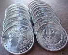 ORIGINAL ROLL 1885-P MORGAN SILVER DOLLARS..  CH/GEM BU