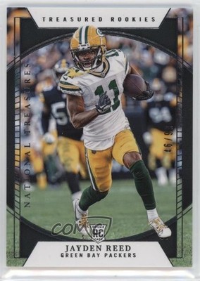 2023 Panini National Treasures Treasured Rookies /99 Jayden Reed #TRC-JRD RC 4f5
