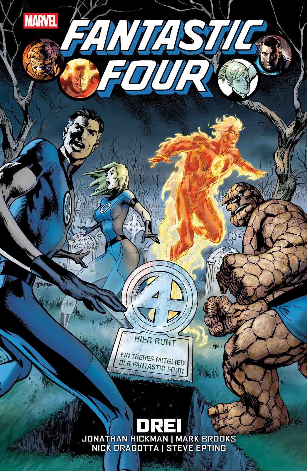 Panini Fantastic Four: Drei, Comics + Manga Von Michael Strittmatter, Mark Brooks, Nick Dragotta, Steve Epting, Jonathan Hickman - Bild 2