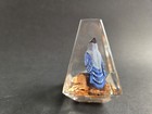 Vintage MCM  Lucite Blue Jay Bird On Log Paperweight Sculpture By Unique, Canada — photo 4