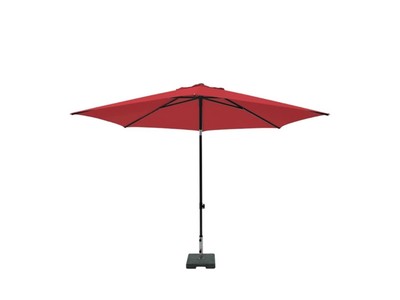 Madison Sonnenschirm Mykanos Push-up rund 250 cm rot