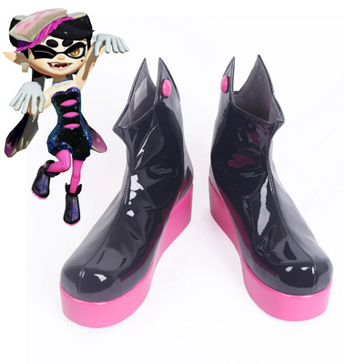 Splatoon Inkling Squid Sisters Callie Aori Cosplay Shoes Platform Boots Handmade