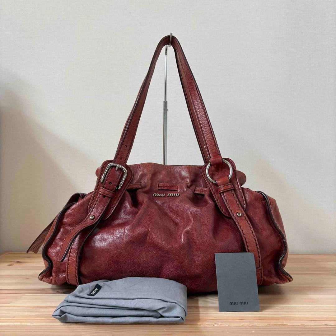 00s y2k PRADA handbag leather brown 【公式通販】