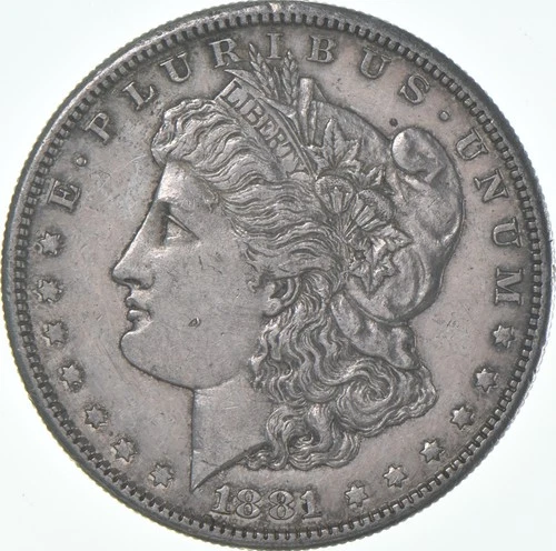 XF 1881-S Morgan Silver Dollar (1 coin) *6470