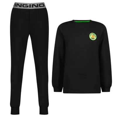 Vingino Pyjama Schlafanzug WODAN Deep Black schwarz 146 152 158 164 170 176