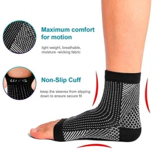 Neuropathy Socks for Women & Men Ankle Brace Support Compression Sleeve