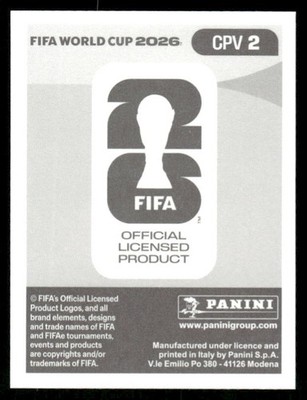 2026 Panini FIFA World Cup Stickers #CPV2 Vozinha Blue Border | eBay