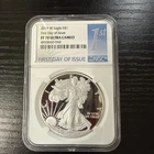 2019 W American Silver Eagle PF70 UCAM NGC First Day of Issue 1st Label