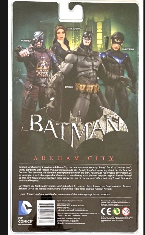 NIGHTWING - Figura de acción Batman Arkham City Serie 4 DC Collectibles ¡Sin usar, en caja!!! Foto 3 de 3