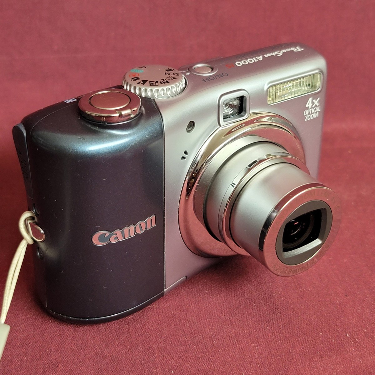 Canon Powershot A1000is Digital Camera 10MP 4x 32GB SD AA