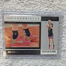 Panini 2025 Caitlin Clark Chronicled Shoe Game Insert #77 Indiana Fever