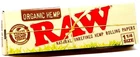 Raw Organic Hemp Rolling Papers 1 1/4 50 LVS/PK 1 Pack USA SHIPPED