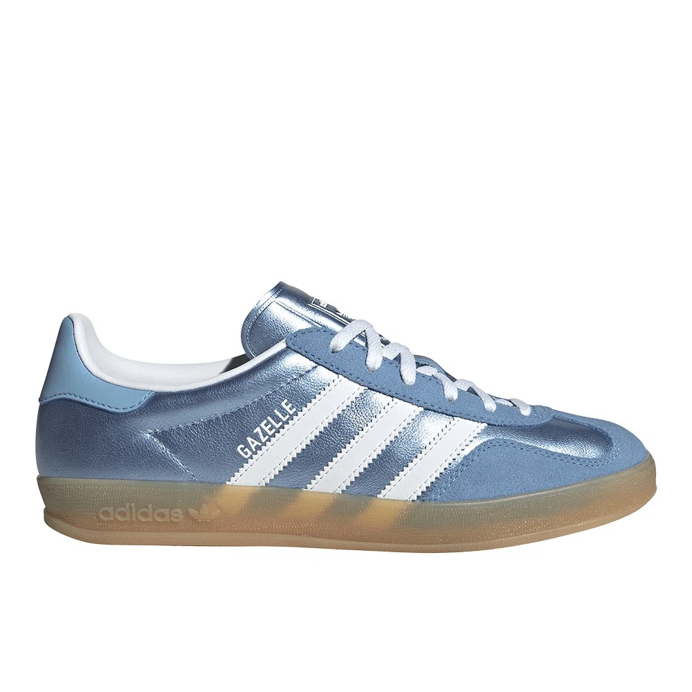 adidas gazelle silver green womens Shop Beige Womens Gazelle Indoor Lace Up Sneakers – Shoebacca main image 1