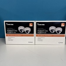lot of 2  Vivotek FD8377-HV 4 Megapixel WDR P...