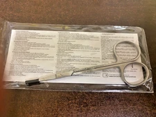 Henry Schein Scissors 4.5" in Iris Straight Standard Stainless, Miltex