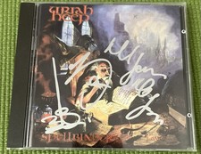 URIAH HEEP Signed In Person CD Cover Spellbin...