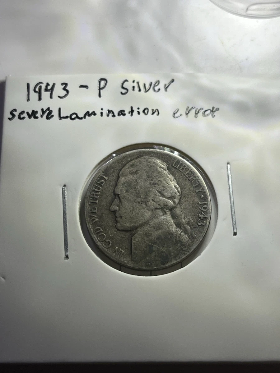 Jefferson Nickel Uncertified 1943 Year US Coin Errors for sale | eBay
