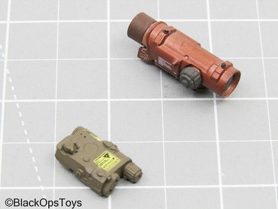 1/6 Scale Toy Bronze ELCAN Scope w/PEQ