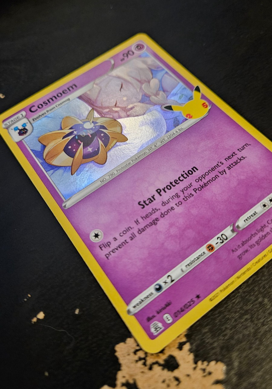 Cosmoem 14/25 Holographic Pokemon card