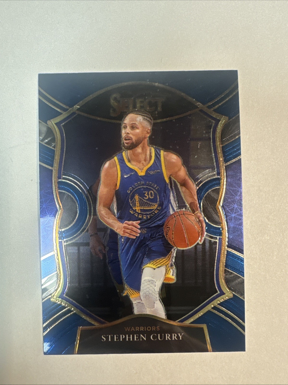 2020-21 Panini Select - Concourse Stephen Curry #57 Blue Prizm