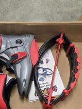 JoyFay Jump Shoes Rebound Fitness Boots EU 33  35 US Youth 2  3.5 Gray Red w/Box